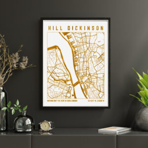 Hill Dickinson Stadium Map Print