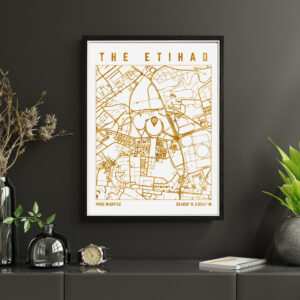 Etihad Stadium Map Print