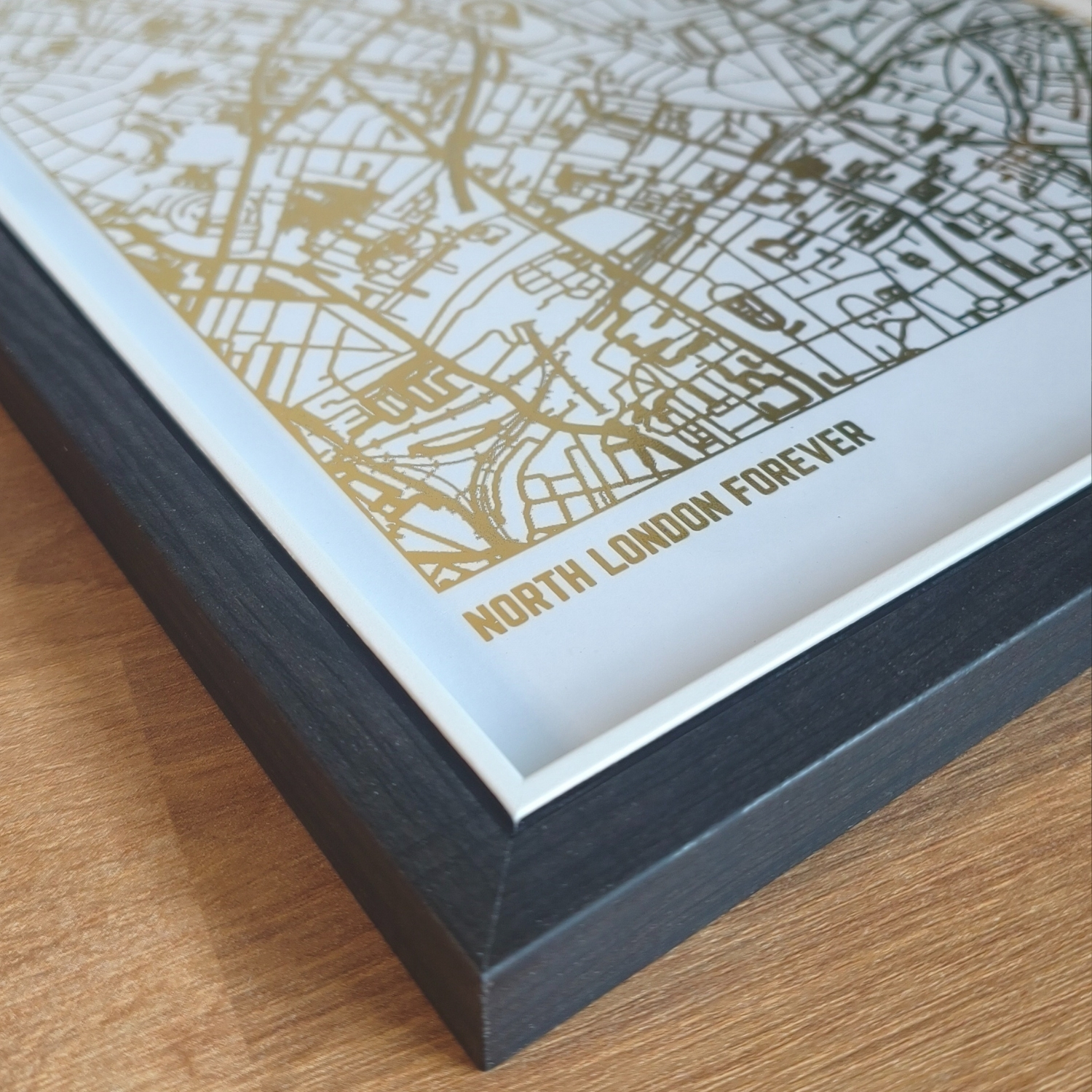 Emirates Stadium Map Print